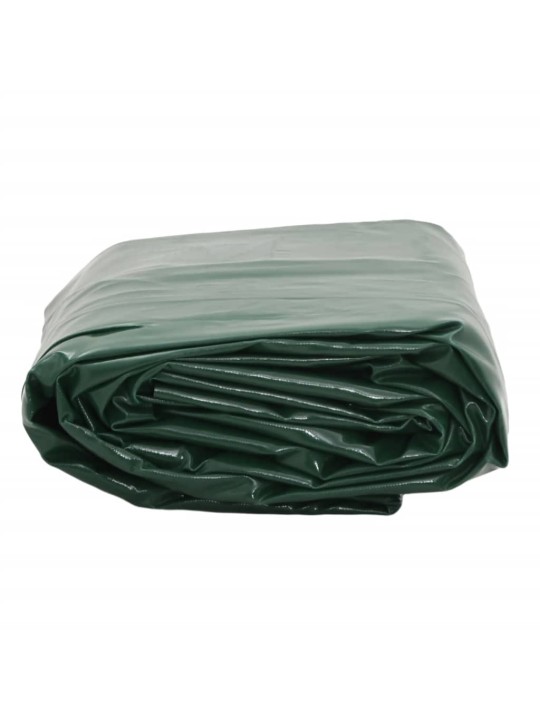 Brezenta pārklājs, zaļš, 1x2,5 m, 650 g/m²