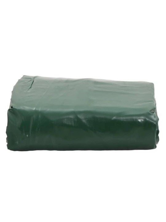 Brezenta pārklājs, zaļš, 5x5 m, 650 g/m²
