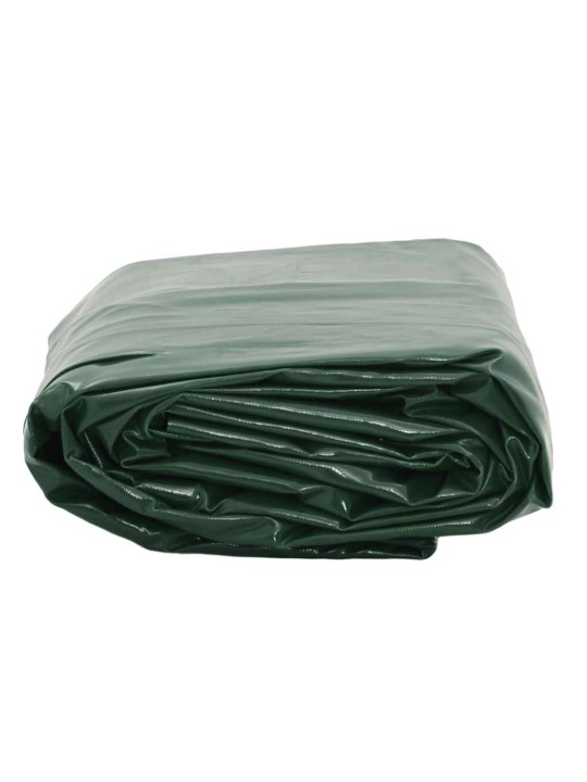 Brezenta pārklājs, zaļš, 5x5 m, 650 g/m²