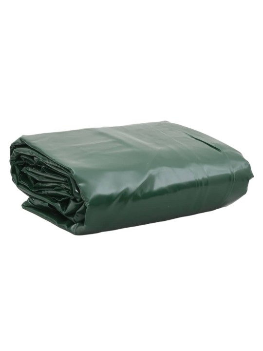 Brezenta pārklājs, zaļš, 5x8 m, 650 g/m²