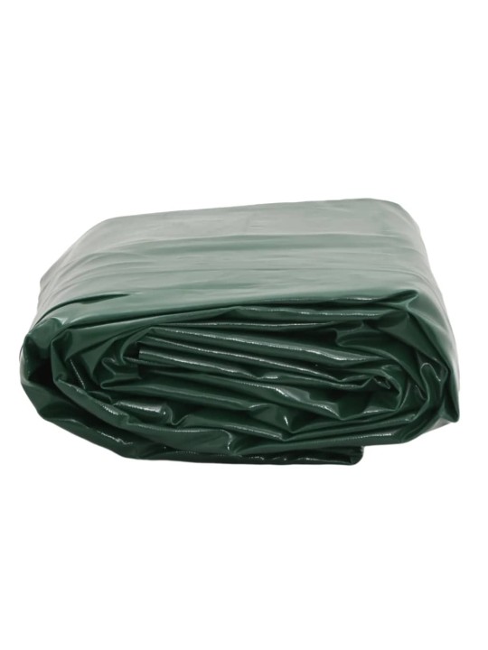 Brezenta pārklājs, zaļš, 5x8 m, 650 g/m²