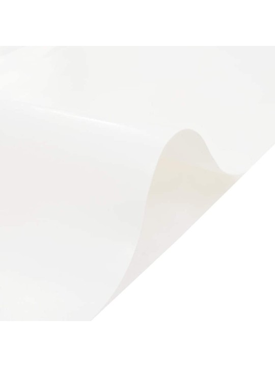 Brezenta pārklājs, balts, 1,5x10 m, 650 g/m²