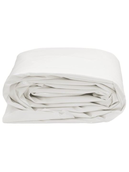 Brezenta pārklājs, balts, 3,5x5 m, 650 g/m²