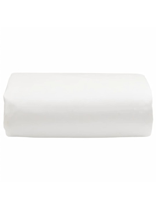 Brezenta pārklājs, balts, 6x8 m, 650 g/m²