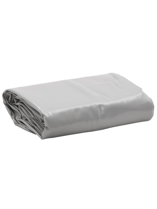 Brezenta pārklājs, pelēks, ø 2,2 m, 650 g/m²