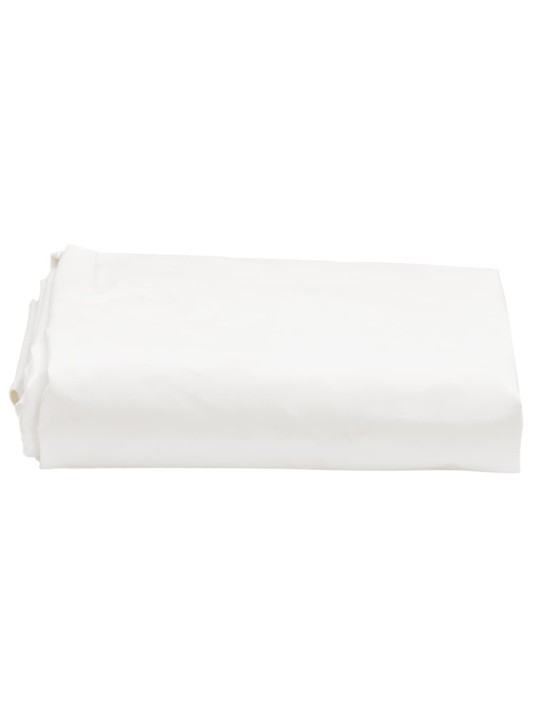 Brezenta pārklājs, balts, ø 2 m, 650 g/m²