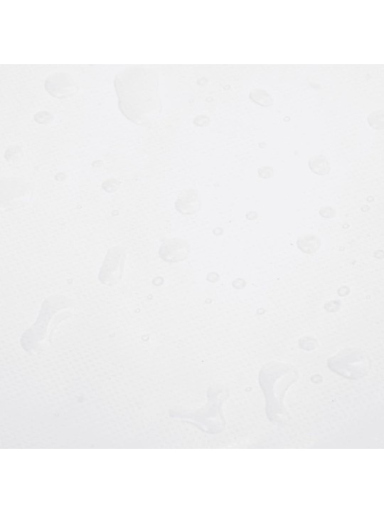 Brezenta pārklājs, balts, ø 2 m, 650 g/m²