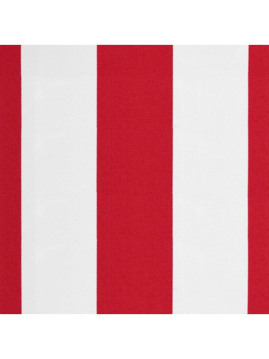 Nojumes maiņas jumts, sarkanas un baltas svītras, 4,5x3,5 m