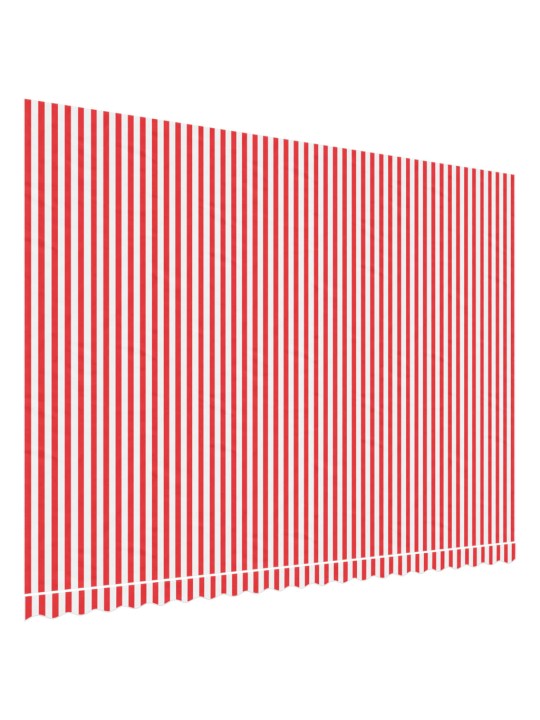 Nojumes maiņas jumts, sarkanas un baltas svītras, 5x3,5 m