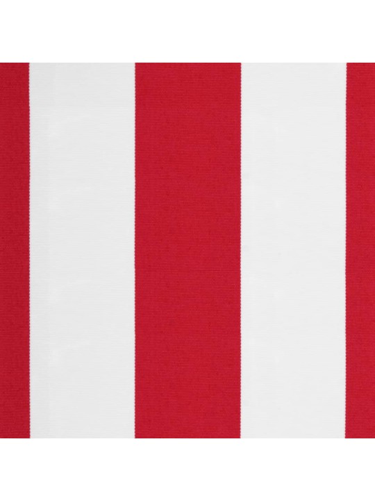 Nojumes maiņas jumts, sarkanas un baltas svītras, 5x3,5 m