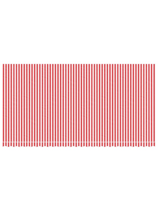 Nojumes maiņas jumts, sarkanas un baltas svītras, 6x3 m