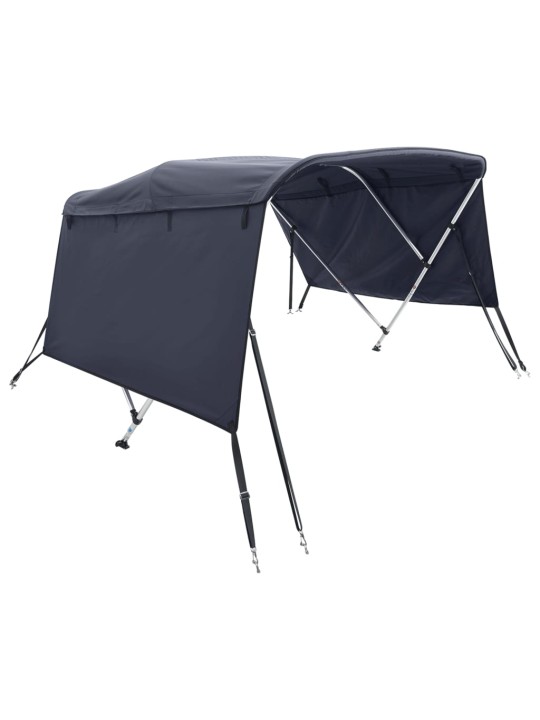 Trīsloku motorlaivas jumts ar sānu sienām, 183x(137-152)x137 cm