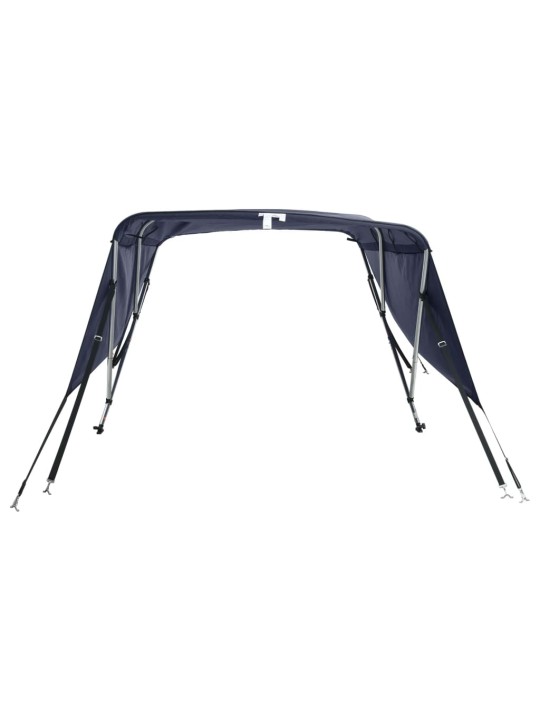 Trīsloku motorlaivas jumts ar sānu sienām, 183x(137-152)x137 cm