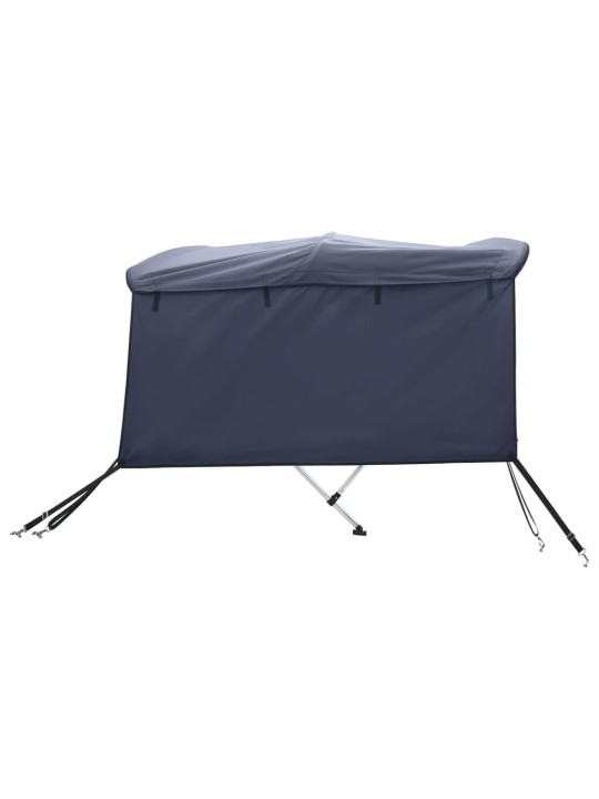 Trīsloku motorlaivas jumts ar sānu sienām, 183x(137-152)x137 cm