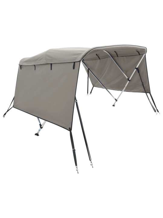 Trīsloku motorlaivas jumts ar sānu sienām, 183x(170-182)x137 cm
