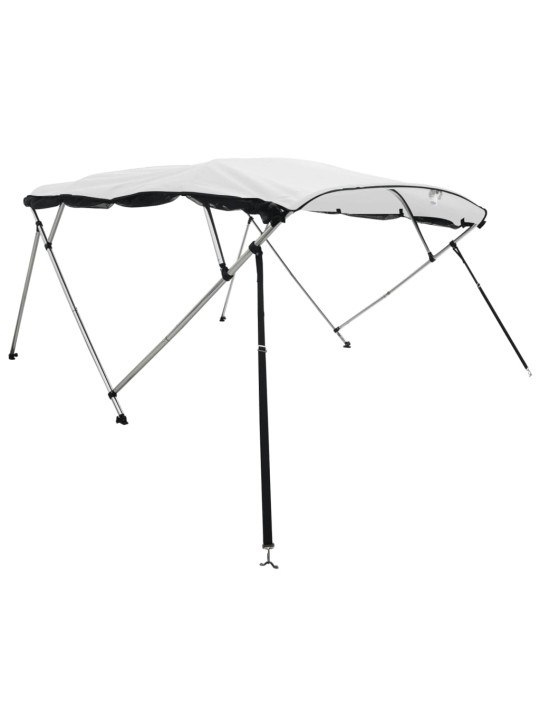Četruloku motorlaivas jumts ar tīkla sienām 243x(185-198)x137cm
