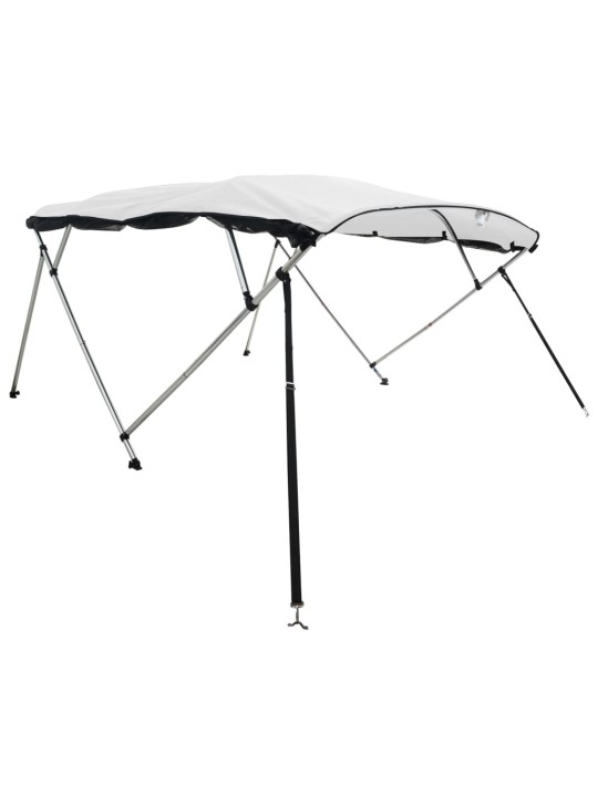 Četruloku motorlaivas jumts ar tīkla sienām 243x(230-244)x137cm