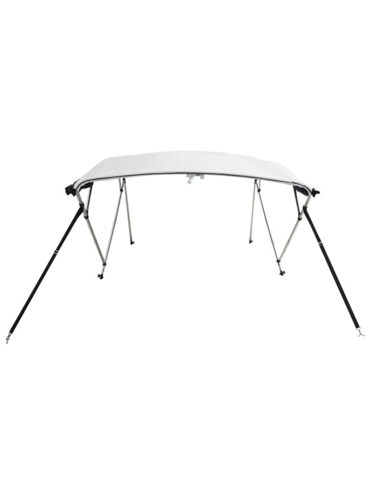 Četruloku motorlaivas jumts ar tīkla sienām 243x(230-244)x137cm