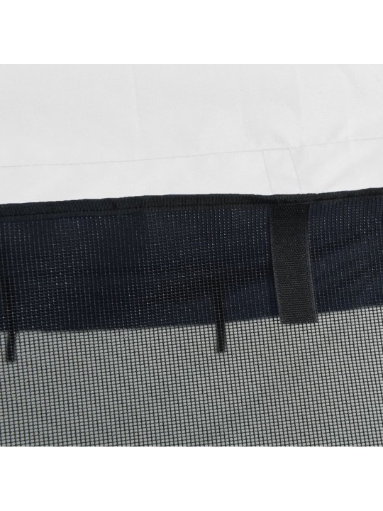 Četruloku motorlaivas jumts ar tīkla sienām 243x(230-244)x137cm