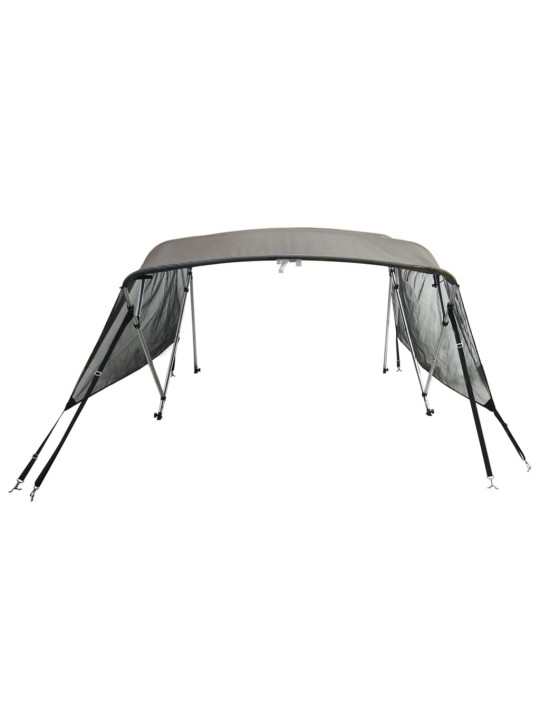 Četrloku motorlaivas jumts ar tīkla sienām, 243x(170-182)x137cm