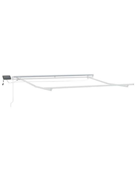 Izvelkama markīze ar led, manuāla, 300x250 cm, vīnsarkana