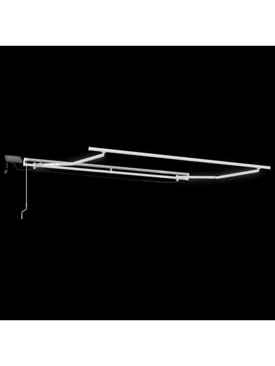 Izvelkama markīze ar led, manuāla, 300x250 cm, vīnsarkana