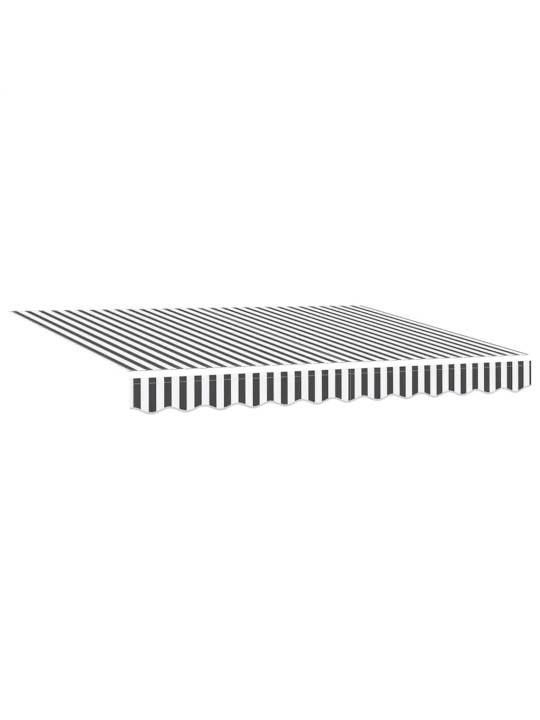 Manuāli izvelkama nojume ar led, pelēka un balta, 300x250 cm