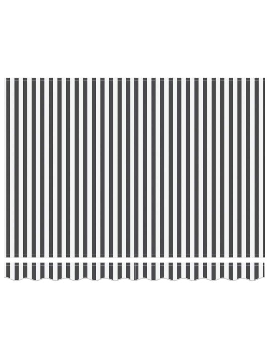 Automātiski izvelkama markīze, pelēka un balta, 300x250 cm