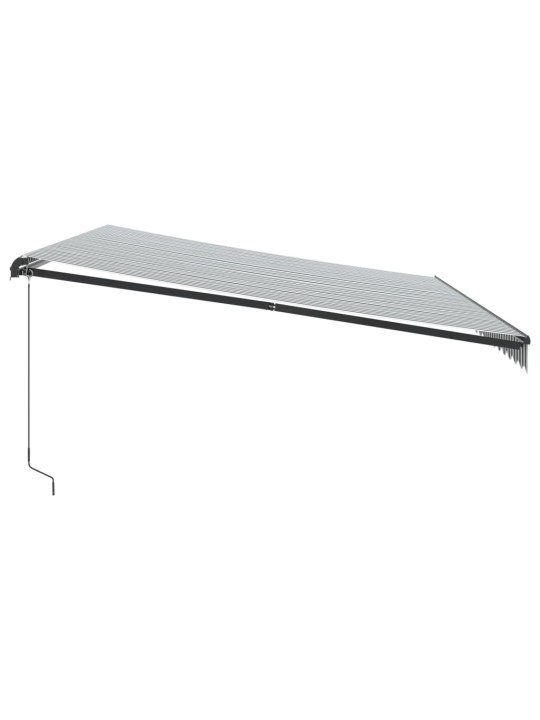 Manuāli izvelkama nojume, led, pelēka un balta, 500x350 cm