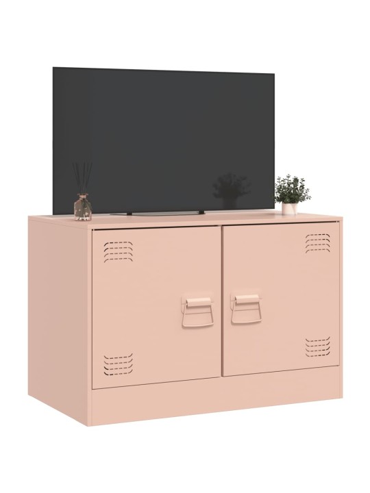 Tv skapītis, 67x39x44 cm, tērauds, rozā