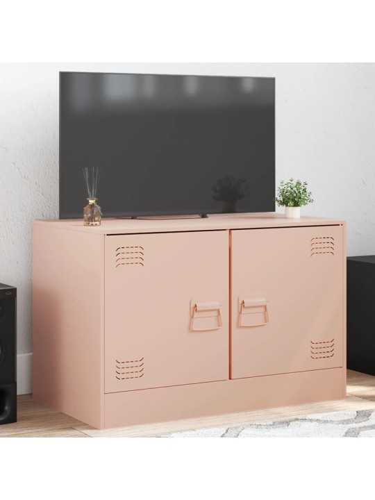 Tv skapītis, 67x39x44 cm, tērauds, rozā
