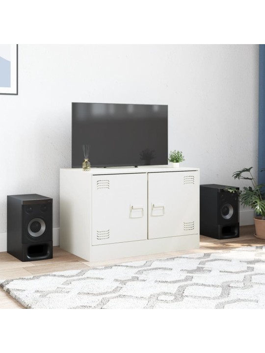 Tv skapītis, 67x39x44 cm, tērauds, balts