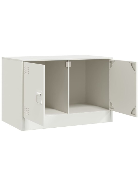 Tv skapītis, 67x39x44 cm, tērauds, balts