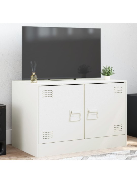 Tv skapītis, 67x39x44 cm, tērauds, balts
