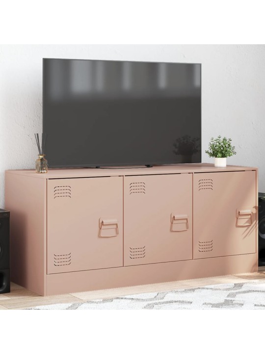 Tv skapītis, 99x39x44 cm, tērauds, rozā