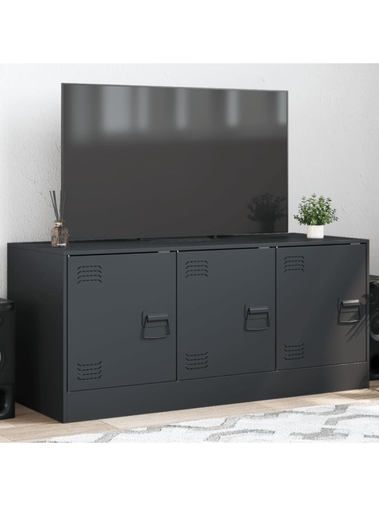Tv skapītis, 99x39x44 cm, tērauds, antracītpelēks