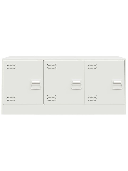 Tv skapītis, 99x39x44 cm, tērauds, balts