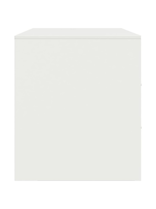 Tv skapītis, 99x39x44 cm, tērauds, balts