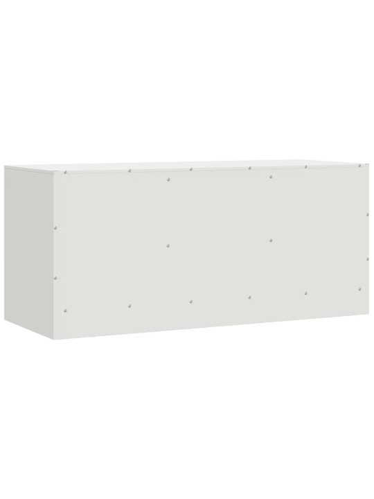 Tv skapītis, 99x39x44 cm, tērauds, balts