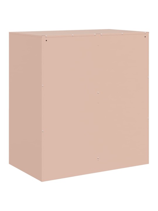 Kumode, rozā, 67x39x73 cm, tērauds
