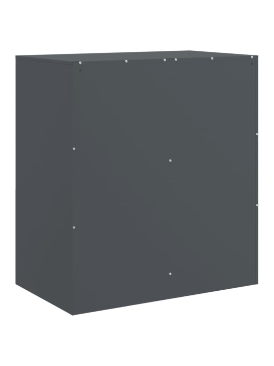 Kumode, antracītpelēka, 67x39x73 cm, tērauds