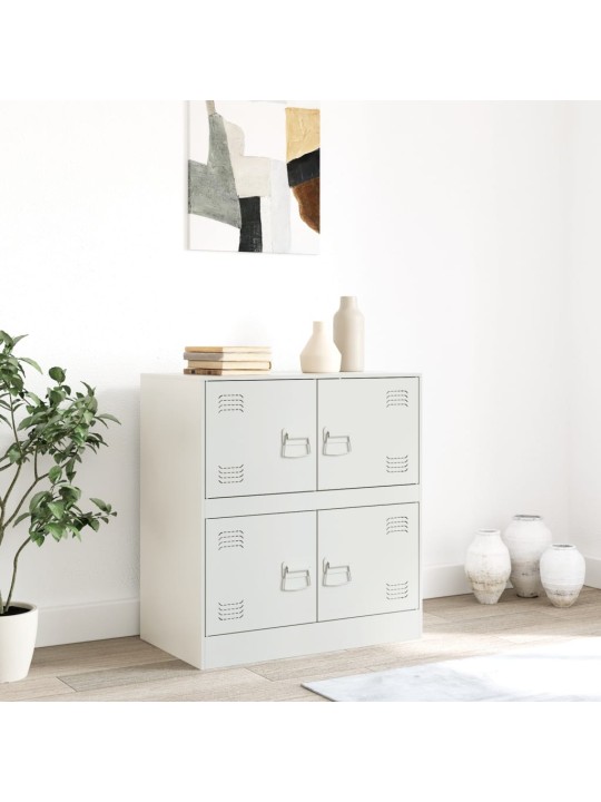 Kumode, balta, 67x39x73 cm, tērauds