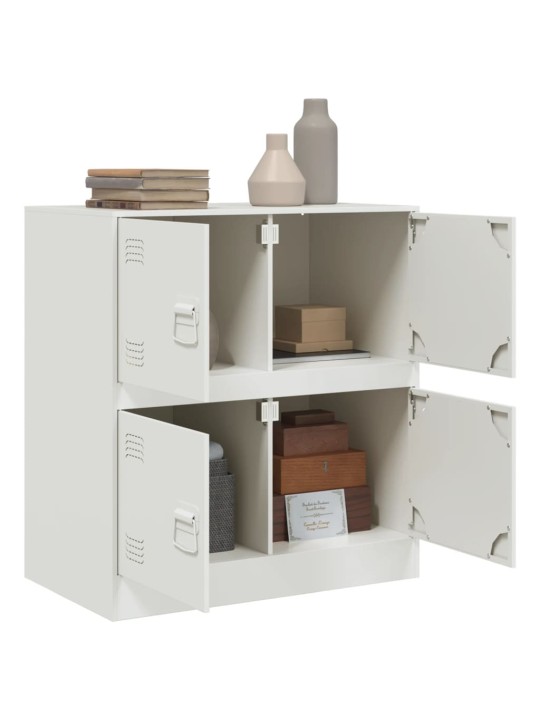 Kumode, balta, 67x39x73 cm, tērauds