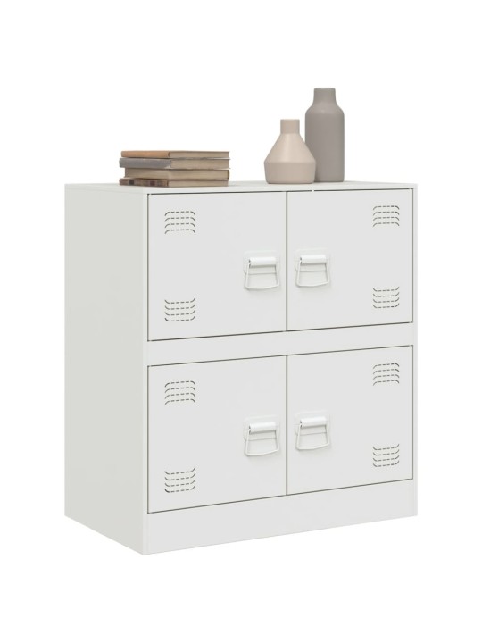 Kumode, balta, 67x39x73 cm, tērauds