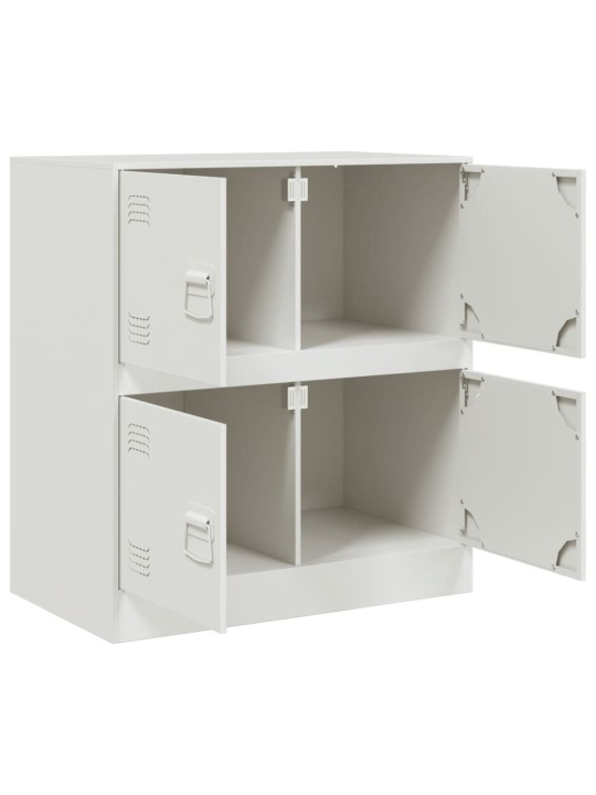Kumode, balta, 67x39x73 cm, tērauds