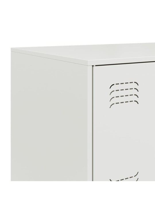 Kumode, balta, 67x39x73 cm, tērauds