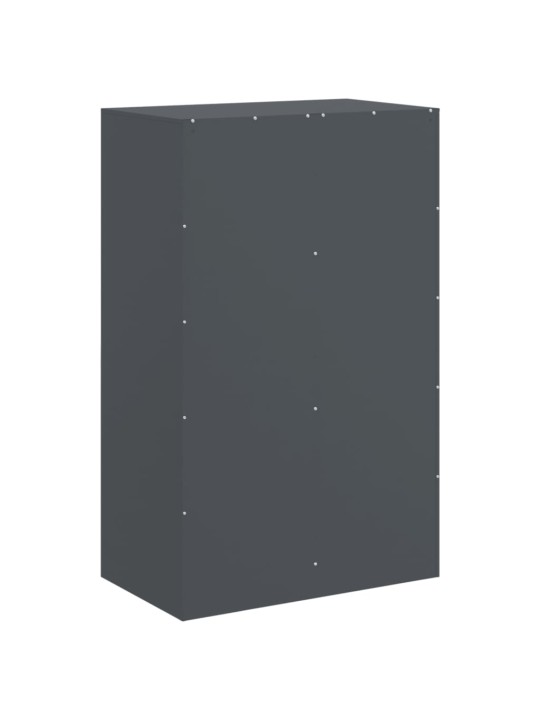 Kumode, antracītpelēka, 67x39x107 cm, tērauds