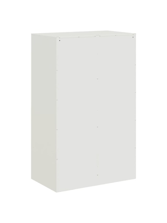 Kumode, balta, 67x39x107 cm, tērauds