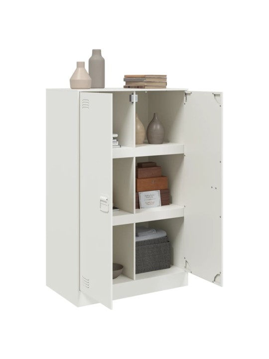 Kumode, balta, 67x39x107 cm, tērauds