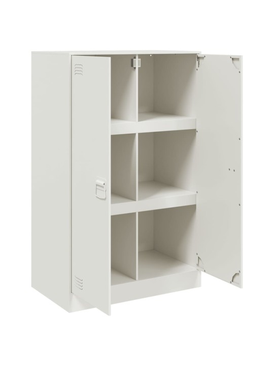 Kumode, balta, 67x39x107 cm, tērauds